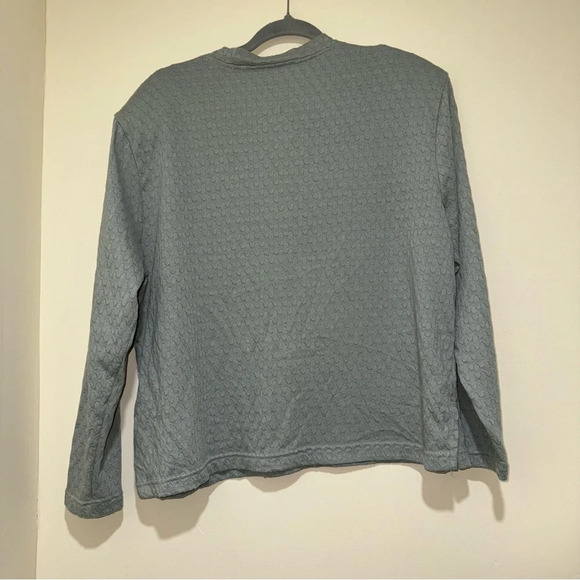 Women’s Image By Sears Vintage 90’s Long Sleeve  Top with Flower Buttons Size 20 - Picture 9 of 16